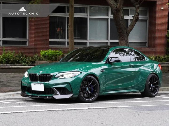 AutoTecknic Dry Carbon Fiber Center Front Lip - BMW / F87 M2 Competition