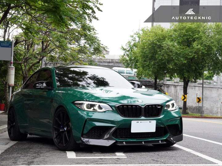 AutoTecknic Dry Carbon Fiber Center Front Lip - BMW / F87 M2 Competition