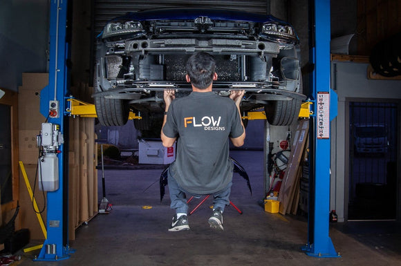 Flow Designs VW MK7 Golf R Front Splitter Crossbar Mounts