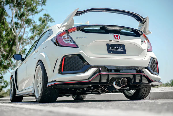 REMARK Catback Exhaust. Honda Civic Type-R (FK8) Spec I - Stainless Steel Tip Cover