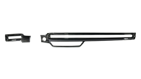 OLM LE Carbon Fiber Interior Dash Cover (2pc) - 2022 Honda Civic Type R
