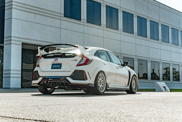 REMARK Catback Exhaust. Honda Civic Type-R (FK8) Spec III - Black Chrome Tip Cover