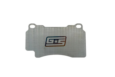 GrimmSpeed Titanium Front Brake Shim Set – 2004–2017 Subaru STI (4-Piston Brembo)