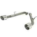 Remark 2014+ Infiniti Q50 Axle Back Exhaust w/Stainless Steel Single Wall Tip-2