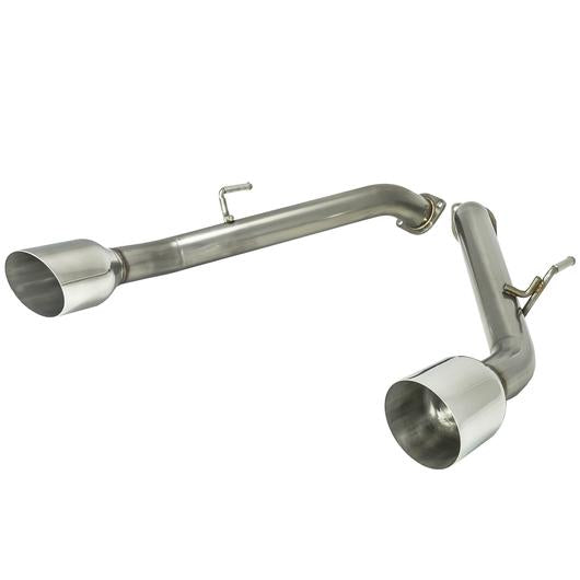 REMARK Axleback Exhaust. Infiniti Q50. Stainless Single Wall Tip - 0