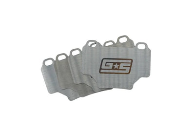 GrimmSpeed Titanium Rear Brake Shim Set – 2018–2021 Subaru STI (2-Piston Brembo) - 0