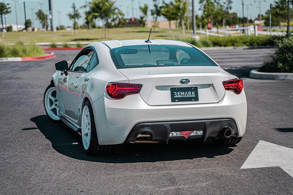Remark 13+ Subaru BRZ/Toyota 86 Single-Exit Axle Back Exhaust w/ Burnt Stainless Single Wall Tip