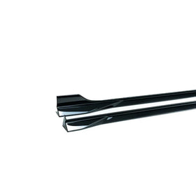 Zaero Design VW Golf GTI & Golf R Mk7 & Mk7.5 EVO-1 Gloss Black Side Skirts | ZA-GOLF-75-SW - 0