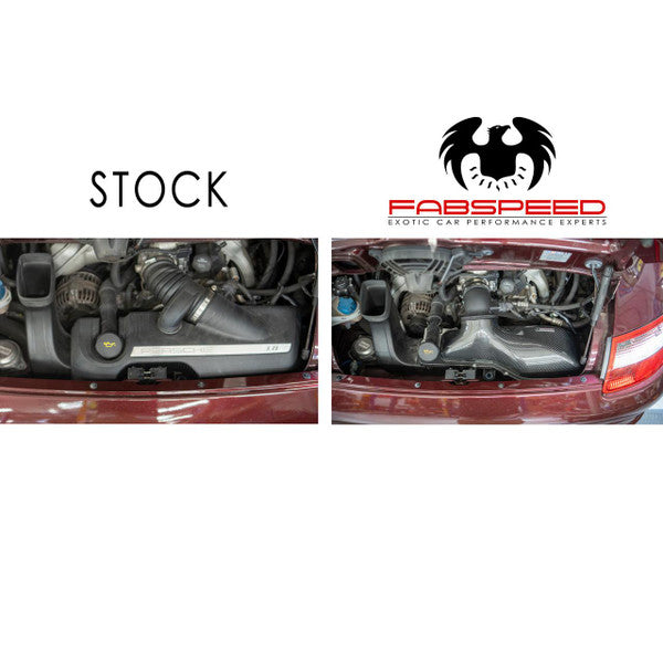 997 MAXFLO CARBON FIBER SUPER HIGHFLOW HIGH PERFORMANCE airbox cover lid for all 997 OEM base airbox systems