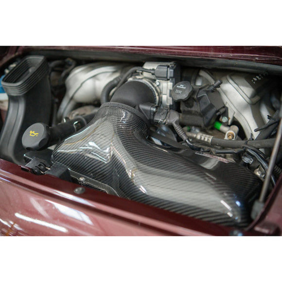 997 MAXFLO CARBON FIBER SUPER HIGHFLOW HIGH PERFORMANCE airbox cover lid for all 997 OEM base airbox systems