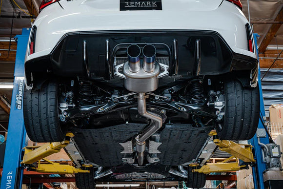 REMARK Sports Touring Catback in Titanium + SUS304 Front Pipe - Honda Civic Type R FL5 [2023+]