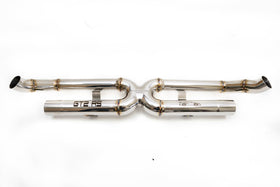 Fabspeed Porsche 991.2 GT2 RS Center Muffler Bypass X-Pipe (2018+) - 0