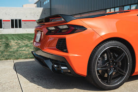 Corsa 2020-24 Corvette C8 3in Xtreme Cat-Back Exhaust 4.5in Black Quad Tips - Deletes stock AFMValve - 0