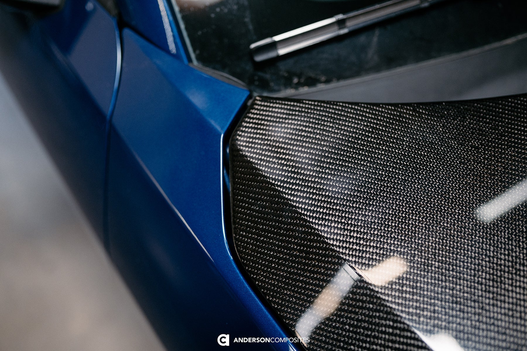 2024 FORD MUSTANG TYPE-GT5 DOUBLE-SIDED CARBON FIBER HOOD