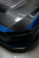 2024 FORD MUSTANG TYPE-GT5 DOUBLE-SIDED CARBON FIBER HOOD-11