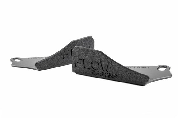 Flow Designs VW MK6 Golf GTI Adjustable Rear Spat Winglets (Pair)
