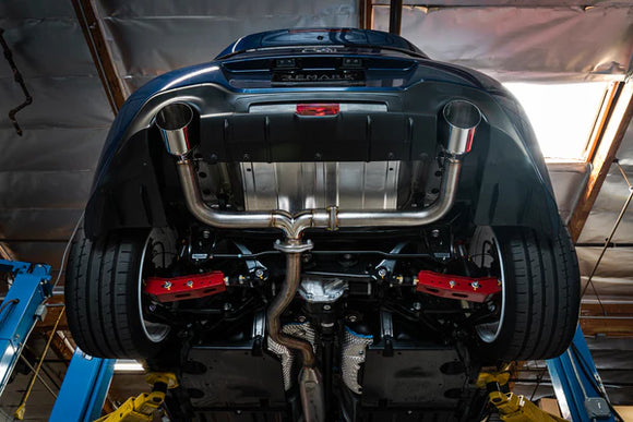 Remark 2022+ Subaru BRZ/Toyota GR86 Axle Back Exhaust w/Stainless Steel Single Wall Tip