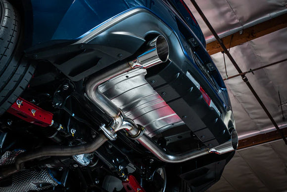 Remark 2022+ Subaru BRZ/Toyota GR86 Axle Back Exhaust w/Titanium Single Wall Tip