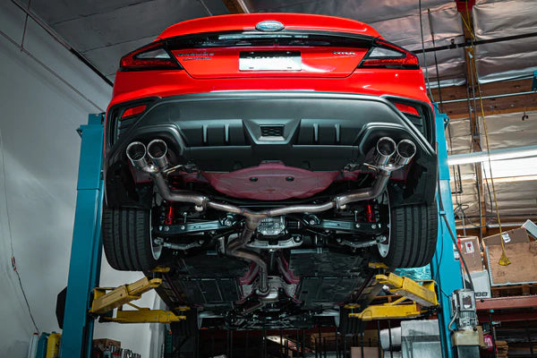 REMARK Axleback Exhaust. Subaru WRX VB 2022+. Burnt Stainless Single Wall Tip - 0