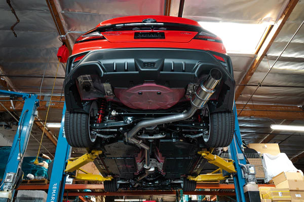 REMARK Catback Exhaust. Subaru WRX VB 2022+. R1 Spec Single-Exit Stainless