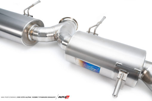 AMS Performance R35 GTR Alpha 102mm Titanium Exhaust