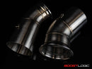 Boost Logic 4″ Link Pipe V-Band To Magnum 4.5″ Exhaust-2