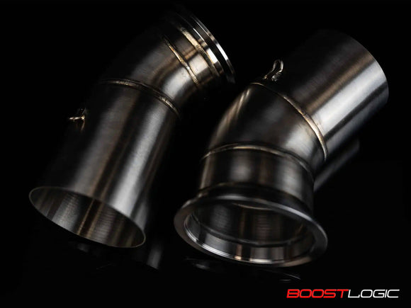 Boost Logic 4″ Link Pipe V-Band To Magnum 4.5″ Exhaust