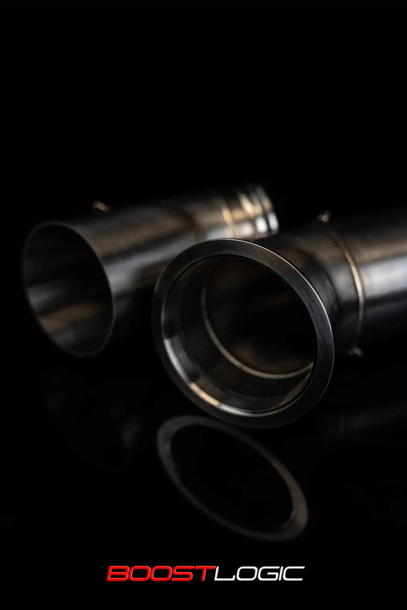 Boost Logic 4″ Link Pipe V-Band To Magnum 4.5″ Exhaust