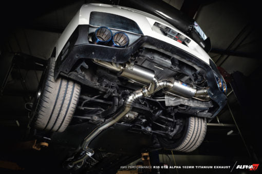 AMS Performance R35 GTR Alpha 102mm Titanium Exhaust