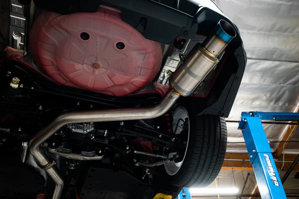 REMARK Catback Exhaust. Subaru WRX VB 2022+. R1 Spec Single-Exit Titanium