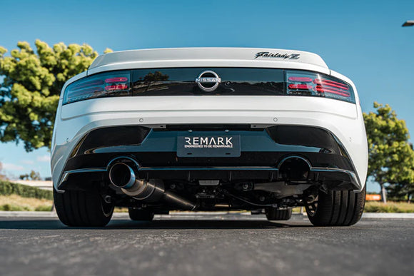 Remark 2009+ Nissan 370Z Cat-Back Exhaust R1-Spec w/Single Titanium Exit