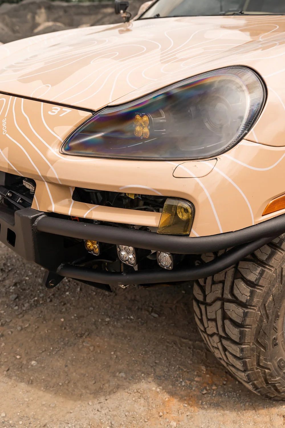 957 CAYENNE: BAJA FRONT BUMPER (HYBRID FULL BUMPER)