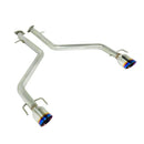 Remark 2021+ Lexus IS350 Axle Back Exhaust w/Burnt Single Wall Tip-2