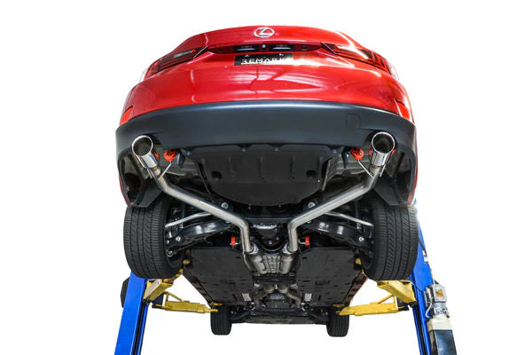 REMARKAxleback Exhaust. Lexus IS250 / IS300 / IS350 14-16. Burnt Stainless Double - 0