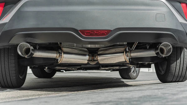 REMARK Catback Exhaust. Toyota C-HR 18+. Stainless Steel Tip Cover