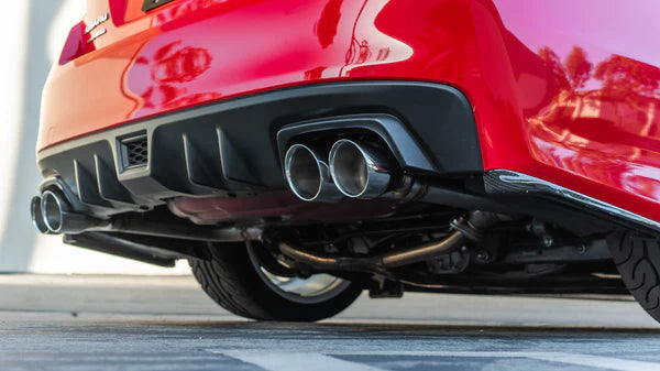 REMARK Axleback Exhaust. Subaru WRX STi VA. Burnt Stainless Single Wall Tip (4") - 0