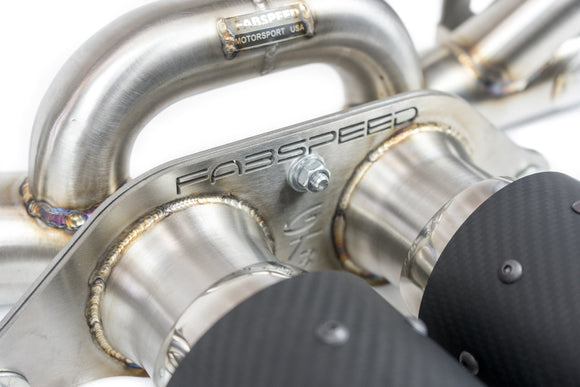 Fabspeed Porsche 991.2 GT3 / GT3 RS Center Muffler Bypass Pipe 2017- 2019