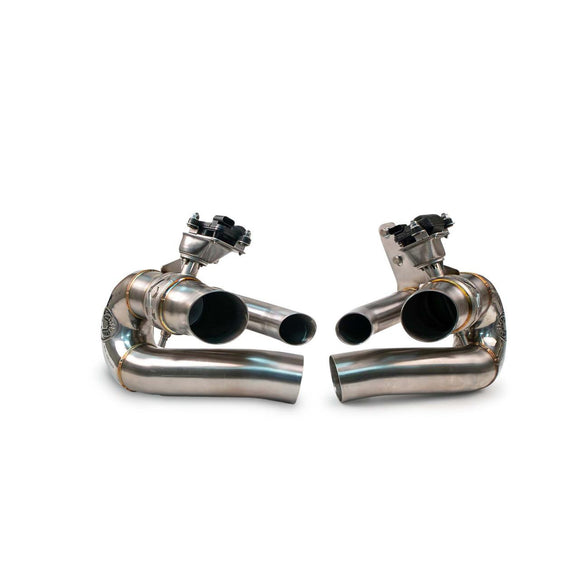 Fabspeed Porsche 992.2 Turbo S Valved Side Muffler Bypasses