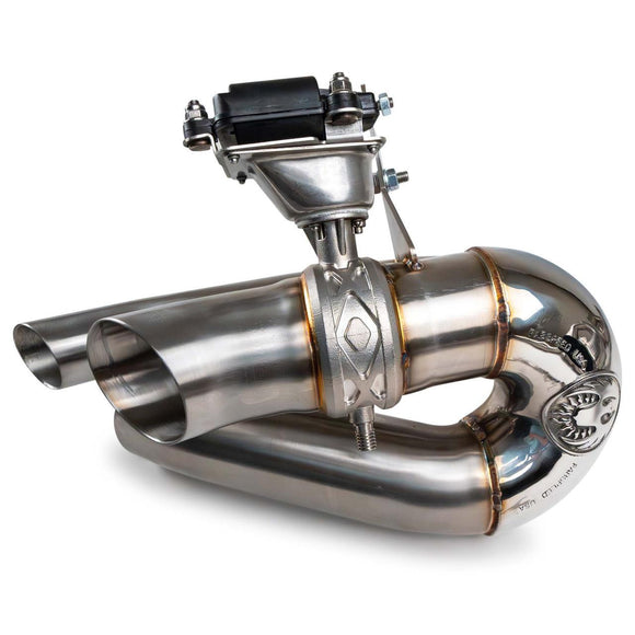 Fabspeed Porsche 992.2 Turbo S Valved Side Muffler Bypasses