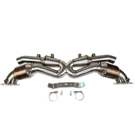 Fabspeed Porsche 992.2 Turbo S Sport Cat Megaphone X-Pipe