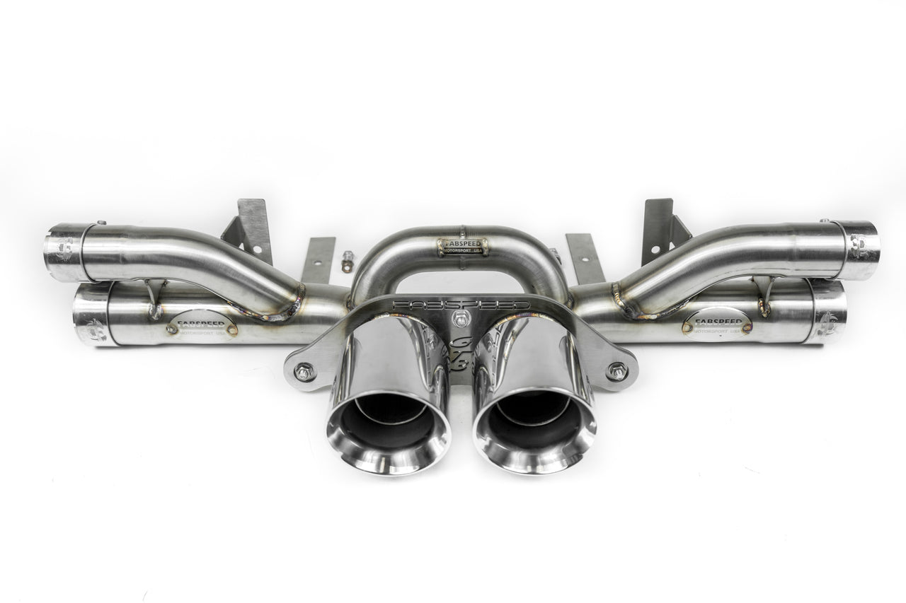 Fabspeed Porsche 997.2 GT3 / GT3 RS Center Muffler Bypass Pipe (2010-2011)