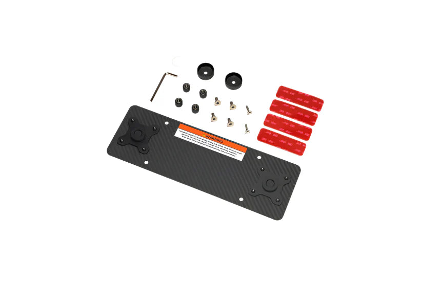 Carbonex A9X GR Supra Magnetic Rear License Plate Mount - Euro Plate