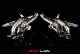 Boost Logic Titanium Axle Back Valved Exhaust System for Ferrari 812