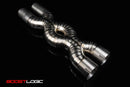 Boost Logic Titanium Triple X Midpipe for Ferrari 812-1