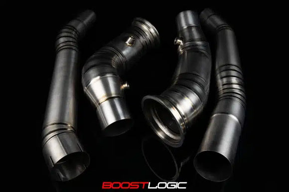 Boost Logic Titanium Downpipes for Ferrari 812