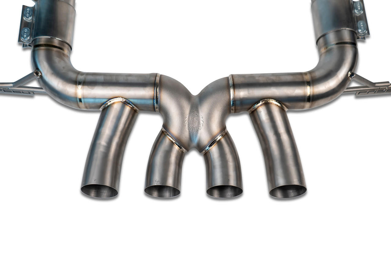 Fabspeed Chevrolet Corvette C8 Z06 Titanium Supersport X-Pipe Cat-Back Exhaust System (2023+)