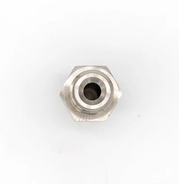 Forced Performance Stainless Steel Unrestricted -4AN Male to 7/16-24 Inverted Flare - 0