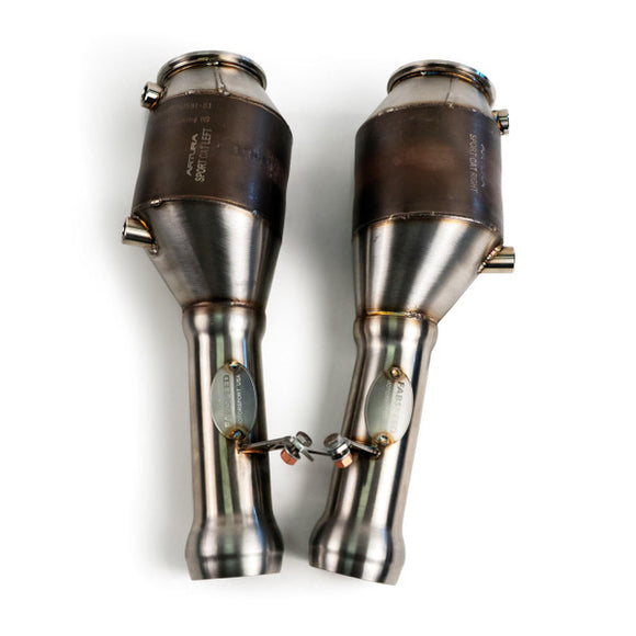 Fabspeed McLaren Artura HJS German Imported Sport Catalytic Converters (2023+)