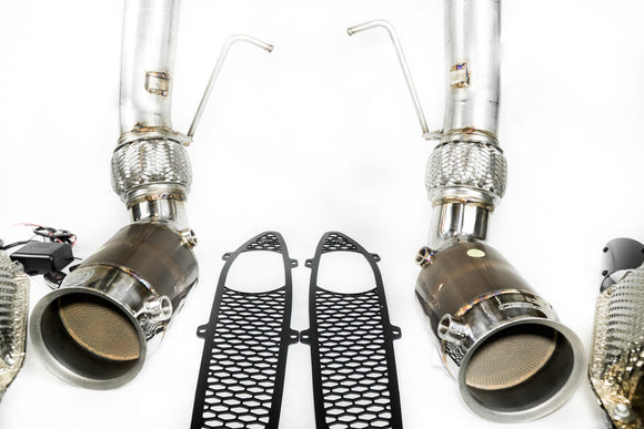 Fabspeed McLaren 570S / 540C "600LT Style" Valvetronic Sport Catalytic Converter Exhaust System