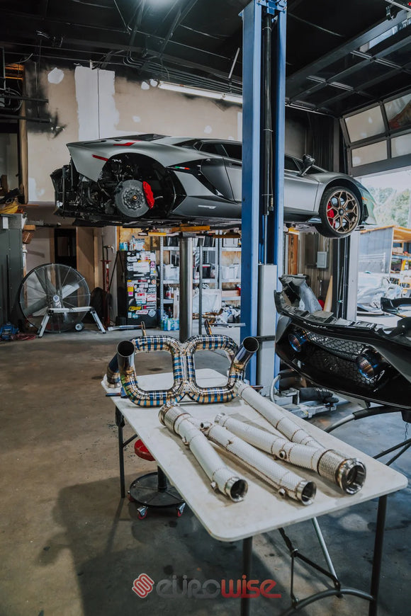 HIGH FREQUENCY TITANIUM EXHAUST - AVENTADOR SVJ